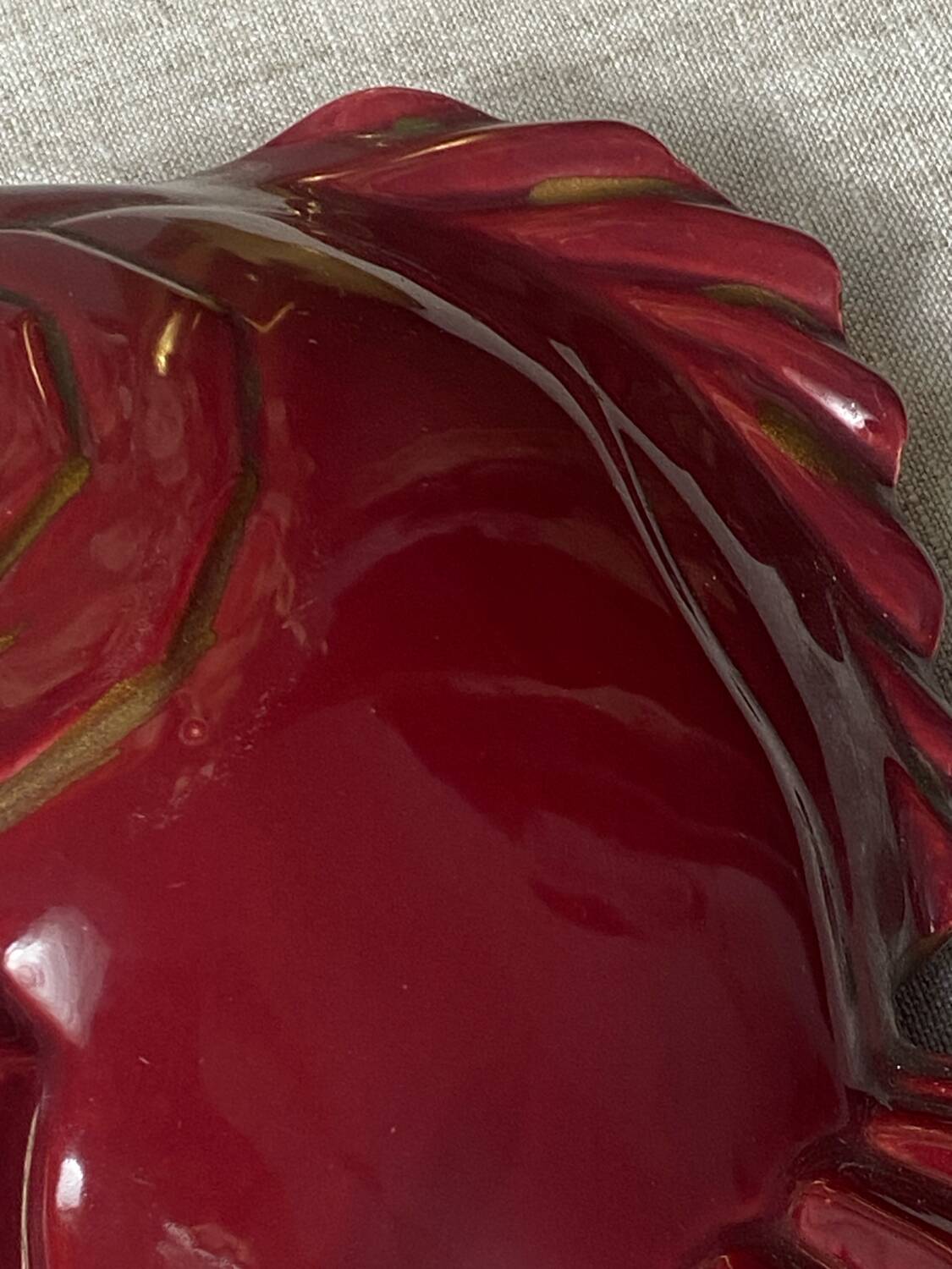 Earthenware fish, Art Deco by Géo Condé