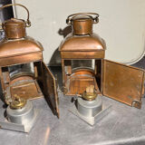 Pair of boat lanterns