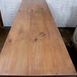 Table fer et bois meuble de metier