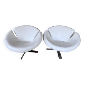 Fauteuil Vintage Signet - cuir