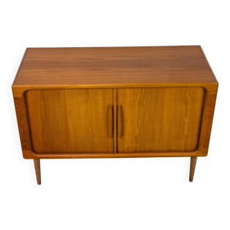 Danish Teak Hi-Fi Sideboard with Tambour Doors from Dyrlund, 1970s