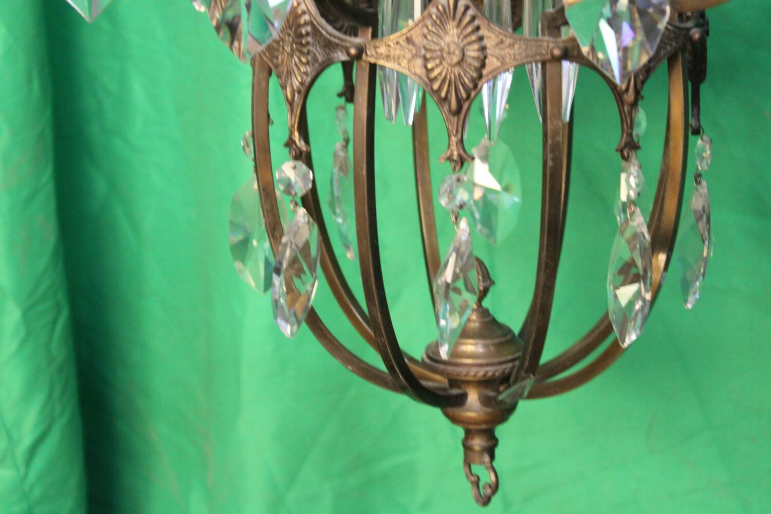 Par of Gilt bronze Chandelier C.1900 Italy