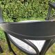 Pair of Thonet armchairs model 225 in stained black beech.