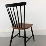 Swedish Teak Chairs by S. E. Fryklund for Hagafors, 1960s, Set of 4