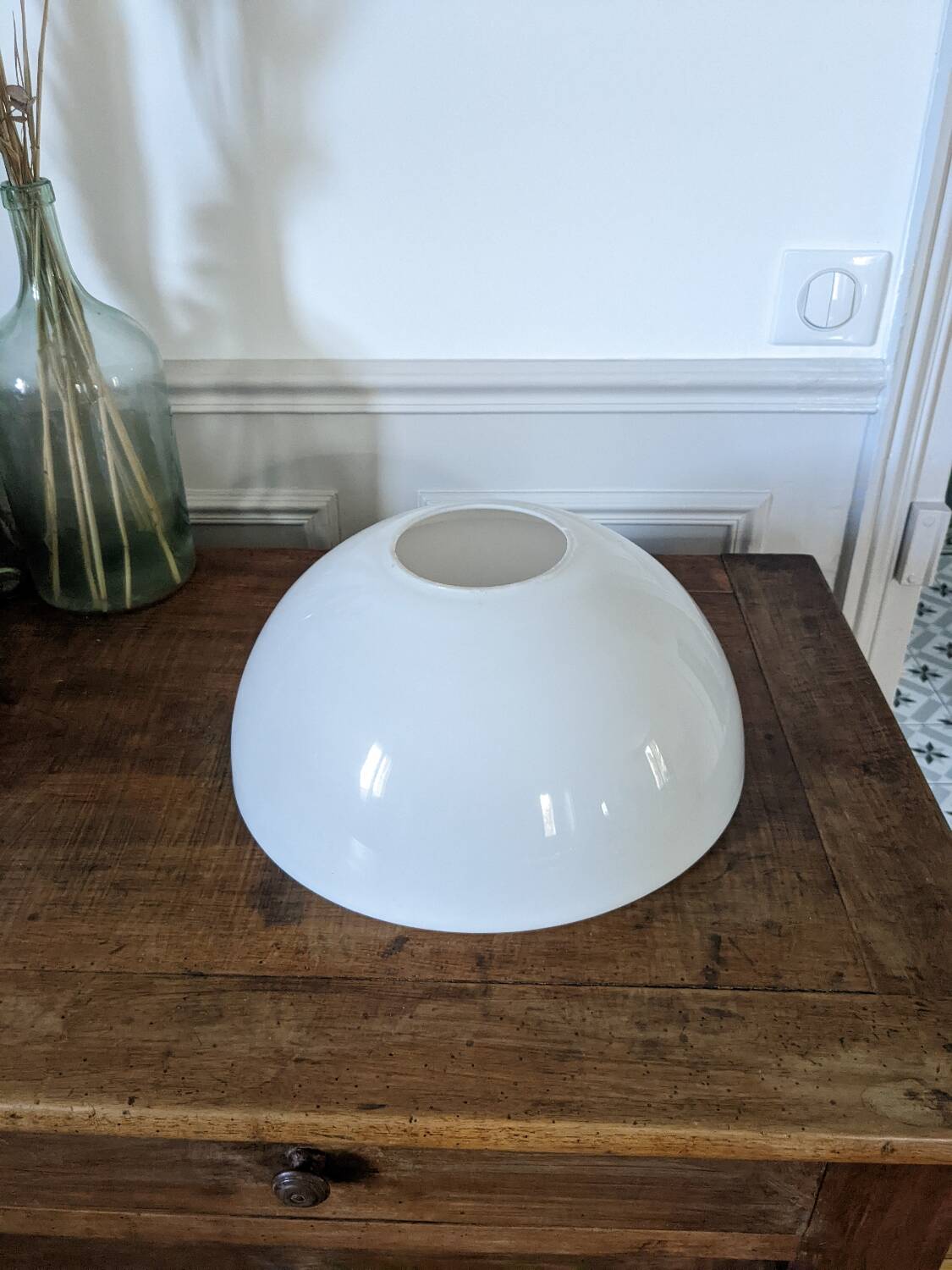 Suspension en opaline