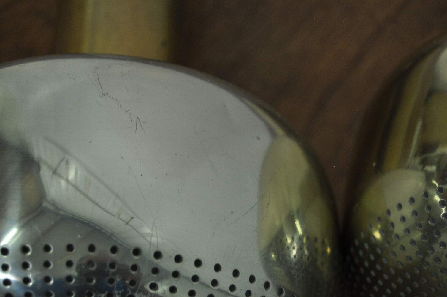 Pair of Guldpendel hanging lamps by Vilhelm Lauritzen for Louis Poulsen, Danish 1960s