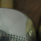 Pair of Guldpendel hanging lamps by Vilhelm Lauritzen for Louis Poulsen, Danish 1960s