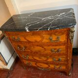 Belle commode marbre noir