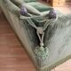 Grand Canapé En Velour Vert De La Maison Jansen