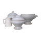 Vaisselle en porcelaine blanche