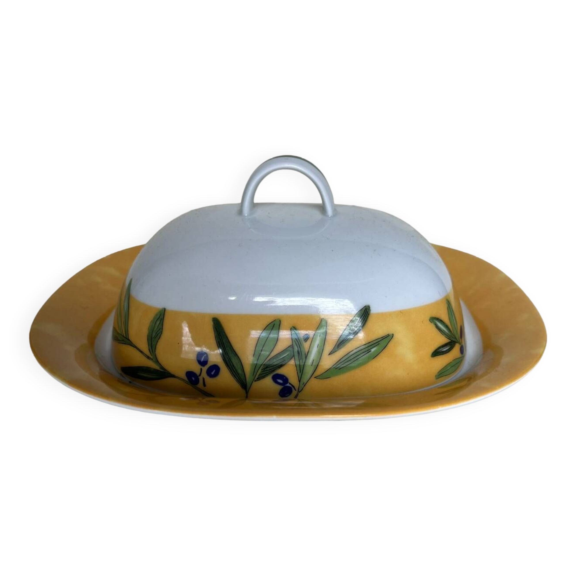 Guy Degrenne porcelain butter dish
