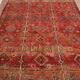 Vintage Moroccan Wool Rug 196 x 350 cm, Berber Handmade Bohemian Rug Unique