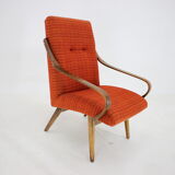 1960s Beech Armchair, Czechoslovakia