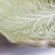 Dish in earthenware "chou leaf" Bordallo Pinheiro, 32 cm