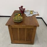 Oak and veneer counter or desk