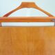 Wooden valet, signed Fratelli Reguitti, 60s, on wheels