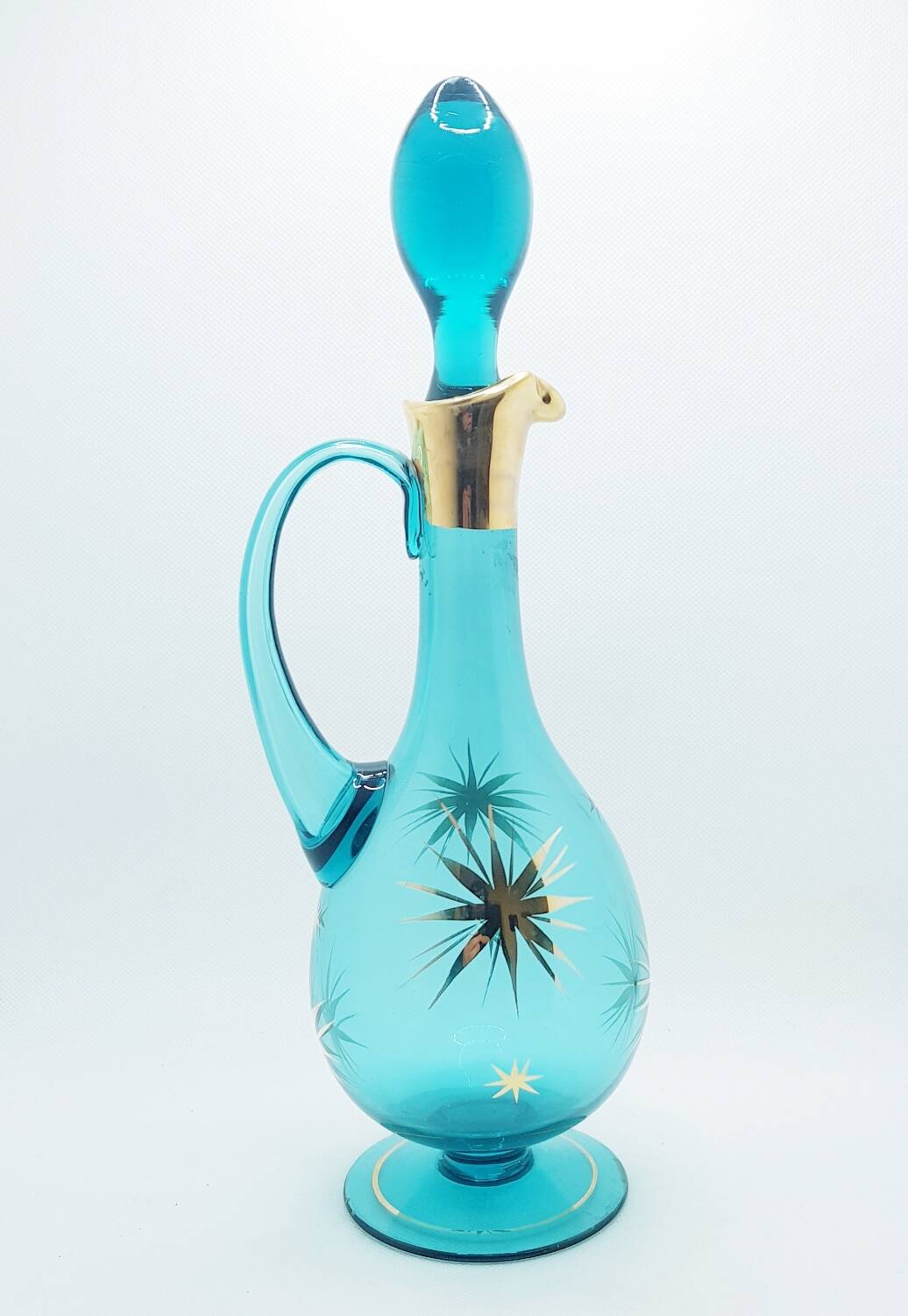 Grande carafe étoilée du milieu du siècle