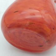 Blown glass vase.