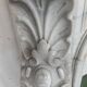 Louis XV style fireplace in white Carrara marble 19th century