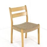 Lot de 6 chaises en chêne EMC Mobler 'Lem' - design danois - chêne