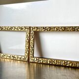 Paire de Cadres Anciens ART NOUVEAU en bois doré
