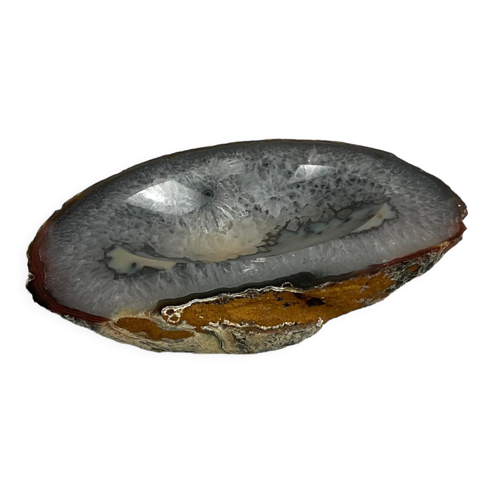 Agate natural stone ashtray