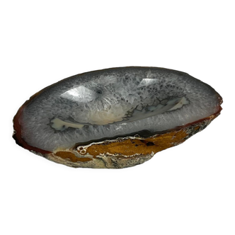 Agate natural stone ashtray