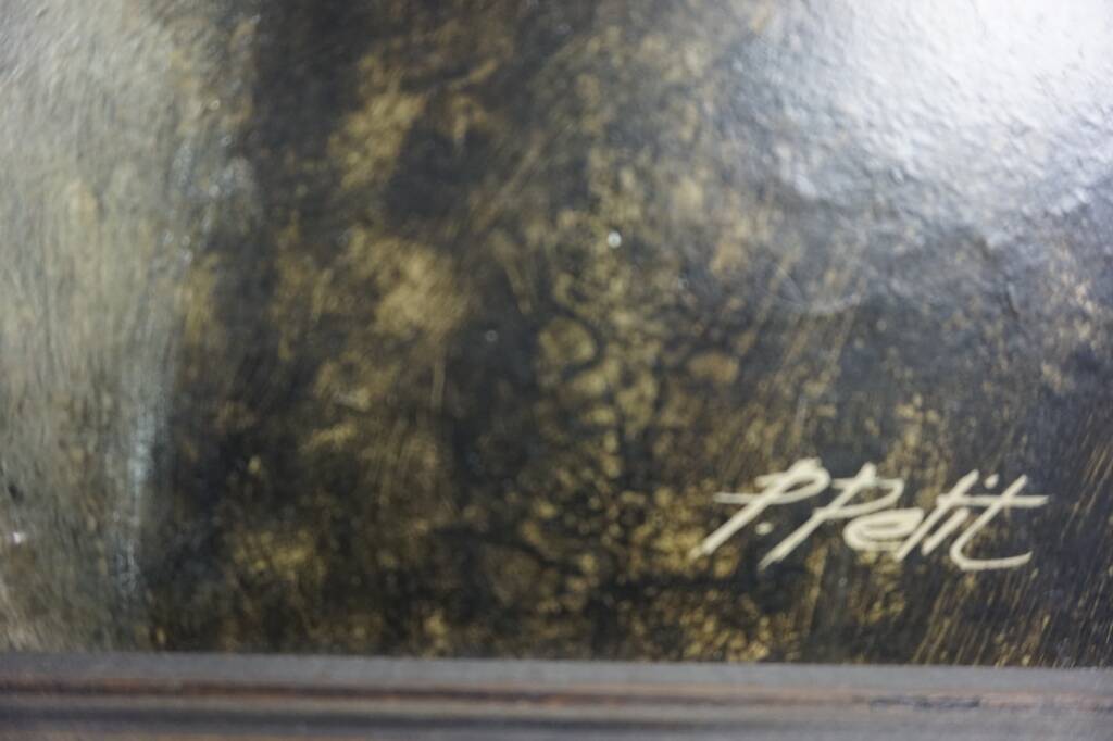 P.Petit. Portrait of the girl.