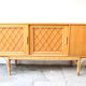 Beautiful pine and rattan sideboard from the 1960s