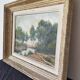Gaston Aubert Oil on canvas XXth landscape