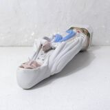 Antique Virgin Mary biscuit statue, 19th century