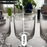 Villeroy and Boch crystal glassware set, square base model