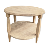Raw round coffee table
