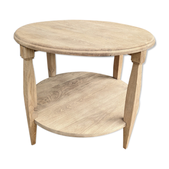 Table basse ronde brute
