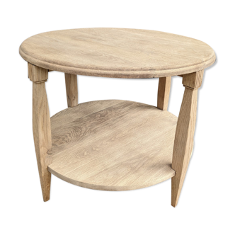 Raw round coffee table