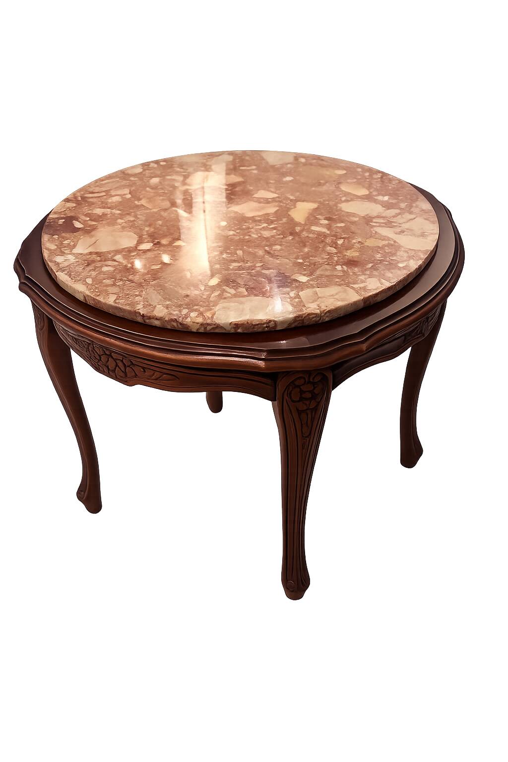 Antique carved wooden gueridon