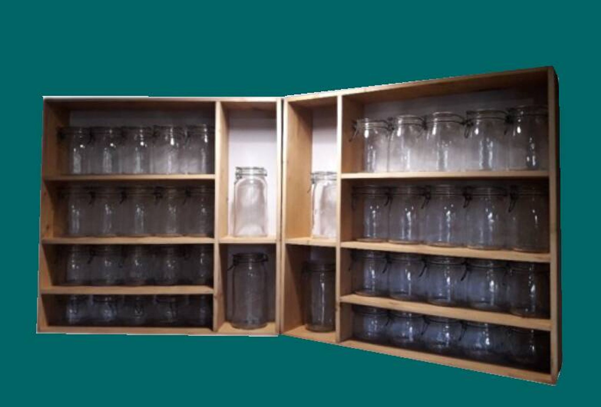 Spice shelves L1.6mxH79cm