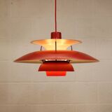 The genuine Danish item - PH5 pendant - original red colour - Louis Poulsen -