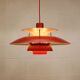 The genuine Danish item - PH5 pendant - original red colour - Louis Poulsen -