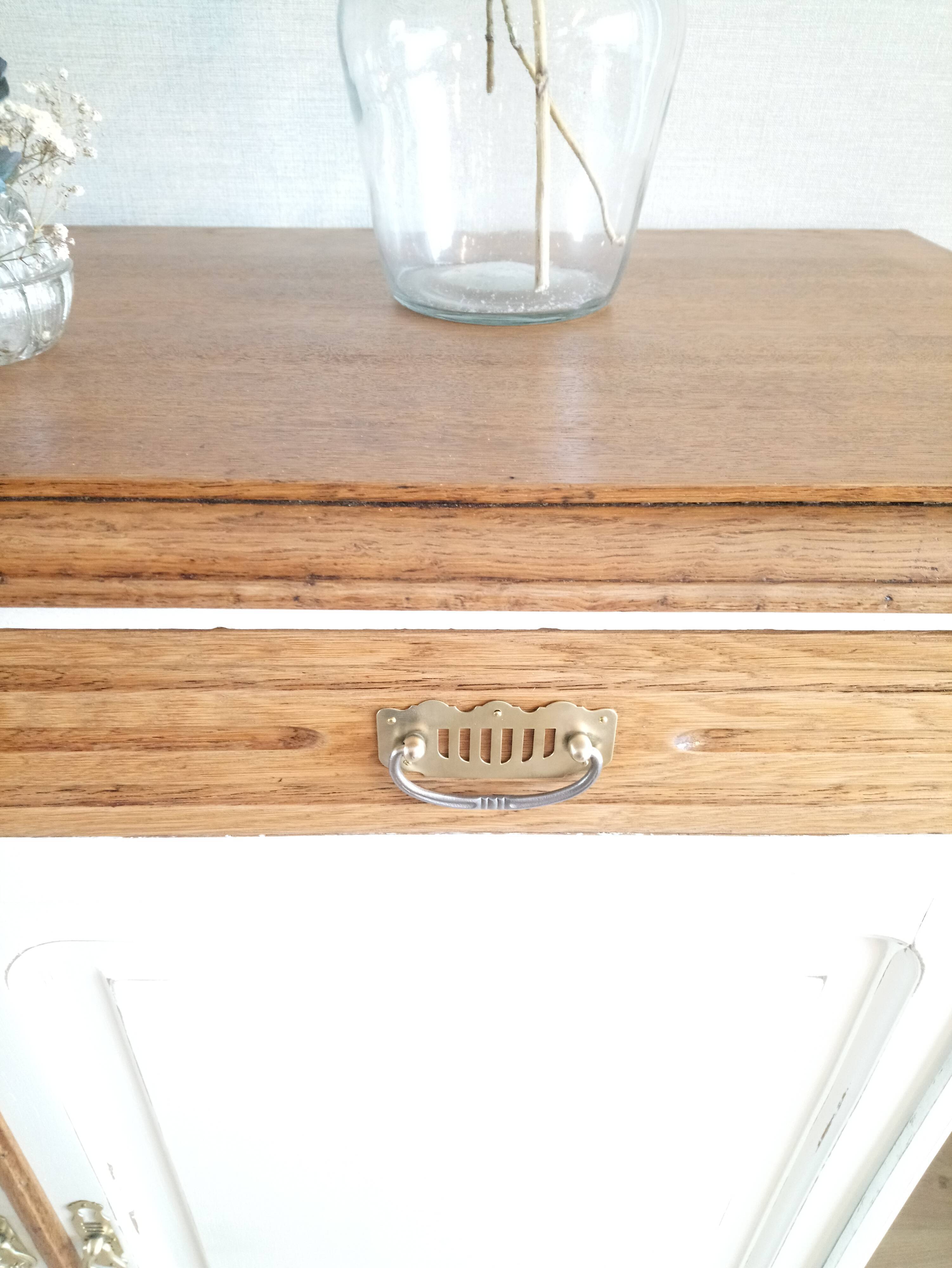 Buffet en chêne relooké