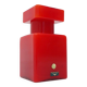 Red glass bottle by Luciano Vistosi for Vistosi, 1960s.