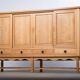 Brutalist Oak Sideboard attributed to Henning Kjærnulf, Denmark, 1960s