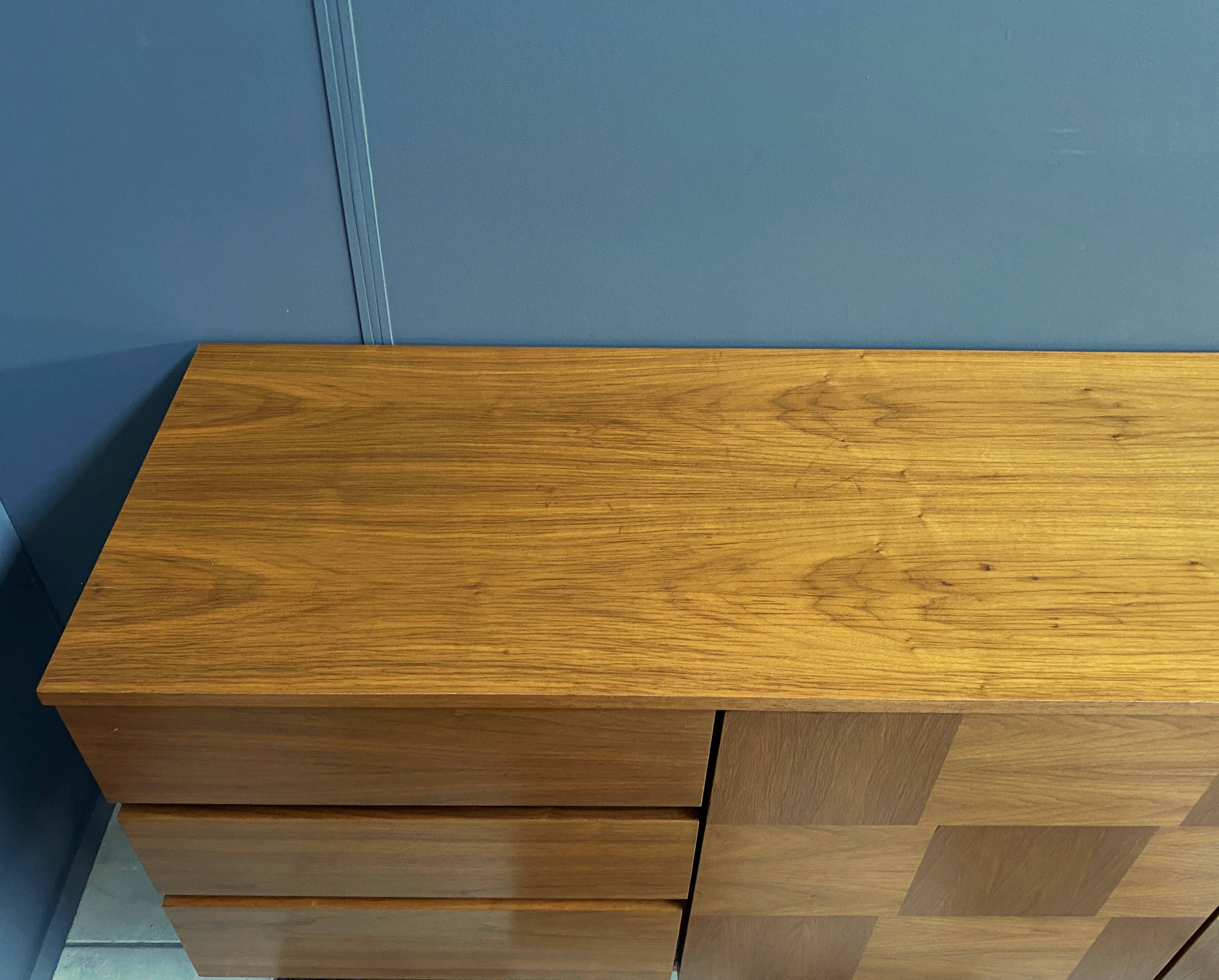 Large sideboard in rosewood 1960s