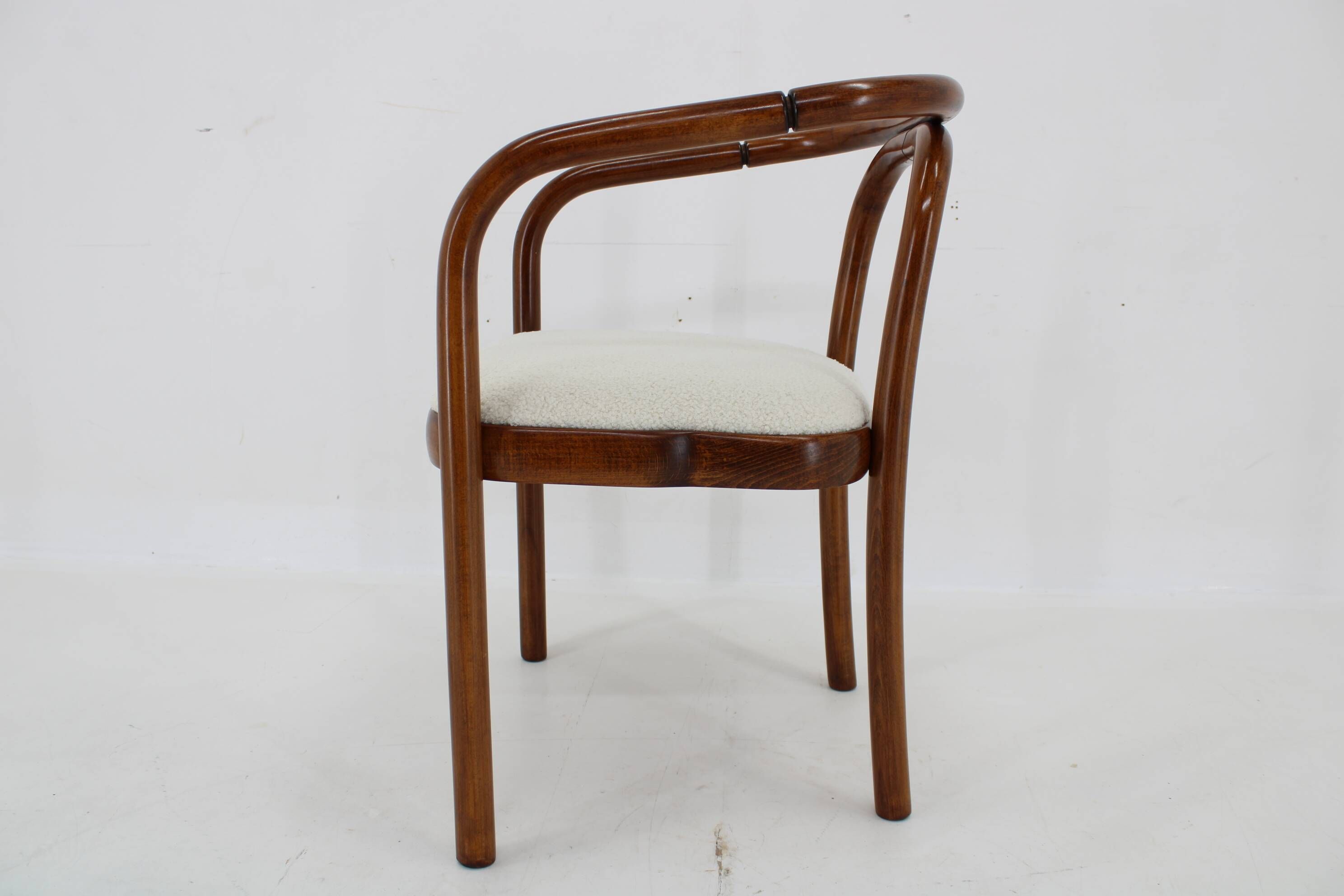 1970s antonin suman set of four dining chair by ton