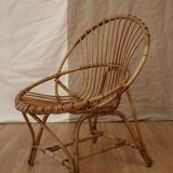 Round rattan chair