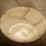 Art Deco Pink Glass Bakelite Pendant Light