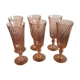 6 Rosaline Luminarc champagne glasses