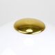 F. Fabbian Mushroom Table Lamp in White and Gold Murano Glass, Italy, 1970s