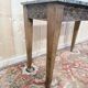 Louis XVI Style Console Table – Carved Oak & Marble Top