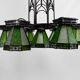 Important wrought iron chandelier, Art Deco Gothic, France, Circa 1920